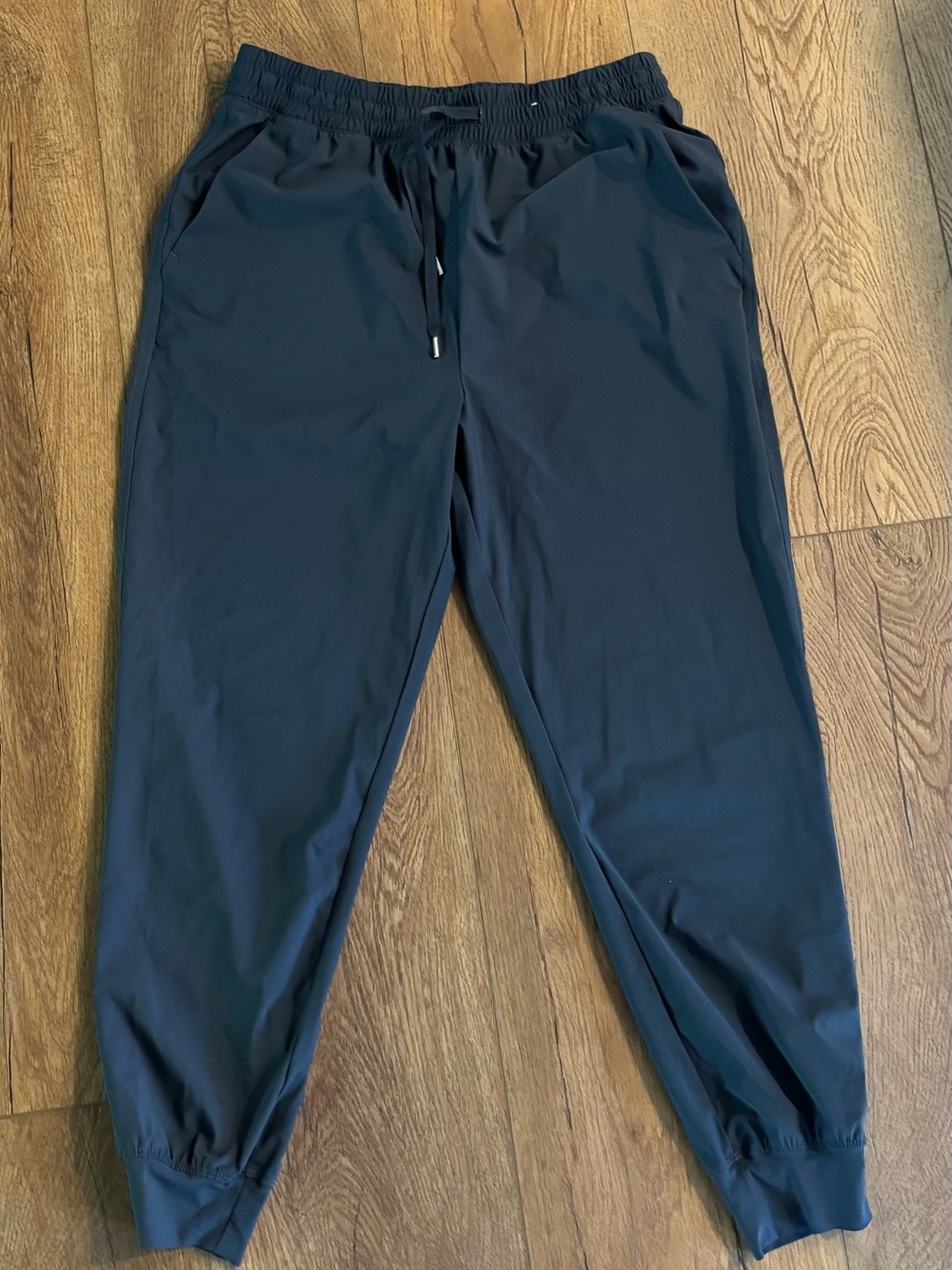 Old Navy Women's Navy Blue Track Joggers with Drawstring Waist